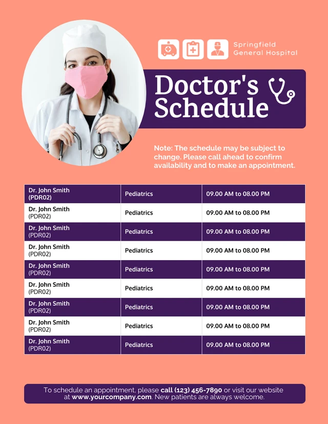Doctor Scheduling & Duty