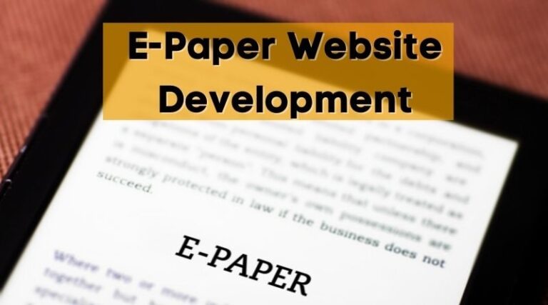EPaper Website Development Company In Bangladesh